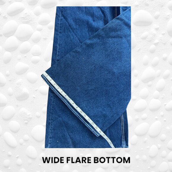 NWT Zara The Vintage HW Flare Jeans Tall 8 Sunset Blue - Picture 6 of 10